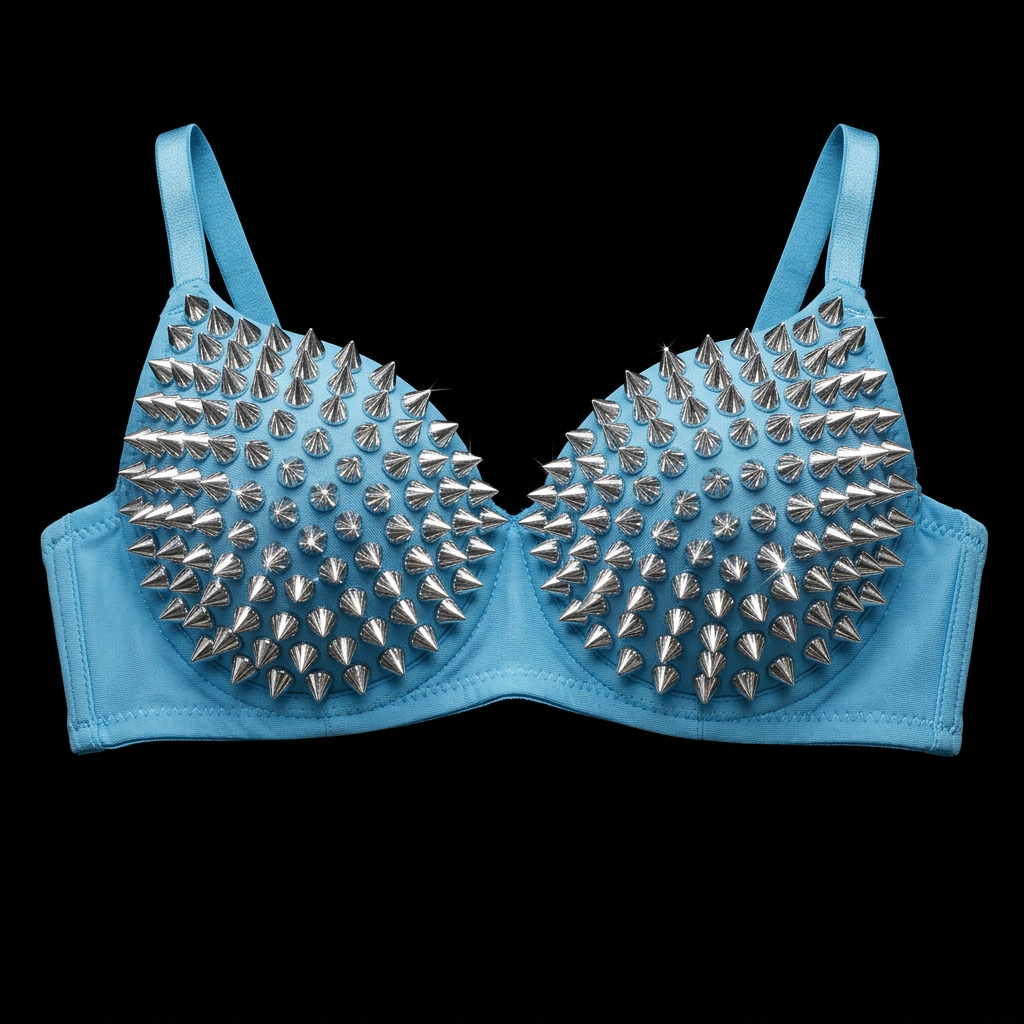 RELIC SPIKED SAPPHIRE BRA