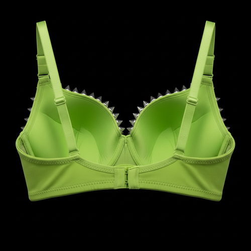 RELIC SPIKED EMERALD BRA